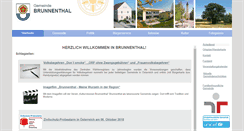 Desktop Screenshot of brunnenthal.at