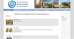 Desktop Screenshot of kindergarten.brunnenthal.at